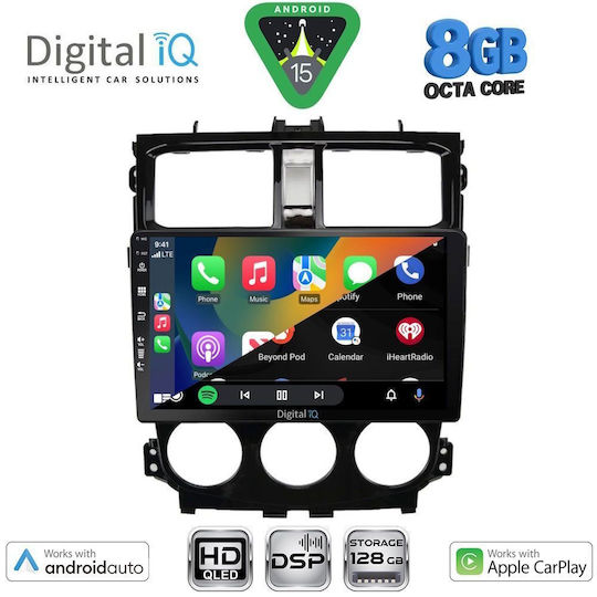 Digital IQ Ηχοσύστημα Αυτοκινήτου για Mitsubishi Colt 2013-2023 (Bluetooth/USB/WiFi/GPS/Apple-Carplay/Android-Auto) με Οθόνη Αφής 9"