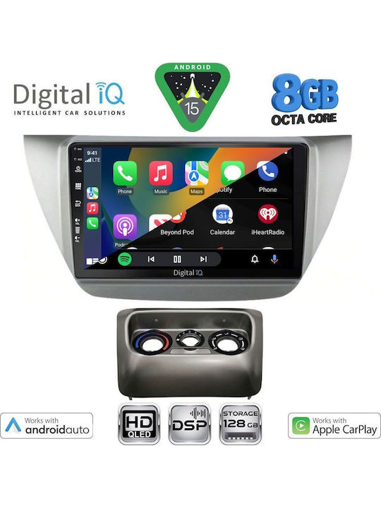 Digital IQ Car Audio System for Mitsubishi Lancer 2000-2007 Bluetooth USB WiFi GPS Apple CarPlay Android Auto with 9" Touch Screen