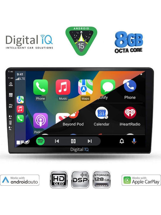 Digital IQ Car Audio System for Kia Ceed 2009-2012 Bluetooth USB WiFi GPS Apple CarPlay Android Auto with 9" Touch Screen