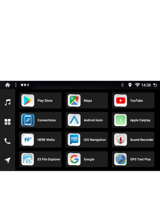 Digital IQ Car Audio System for Renault Clio 2005-2011 Bluetooth USB WiFi GPS Apple CarPlay Android Auto with 9" Touch Screen
