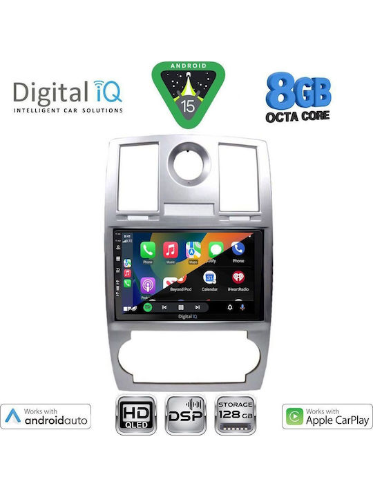 Digital IQ Car Audio System Chrysler 300C 2005-2010 Bluetooth USB WiFi GPS Apple CarPlay Android Auto with 9" Touch Screen