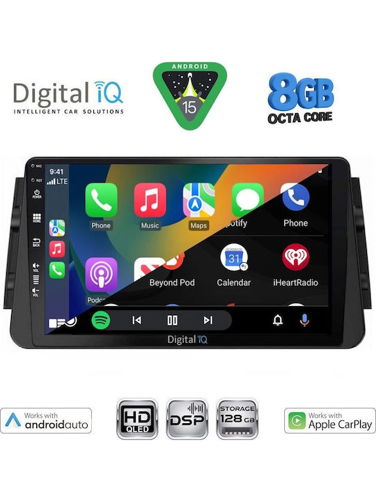 Digital IQ Auto-Audiosysteme für Nissan Micra 2017-2023 mit Touchscreen 9"