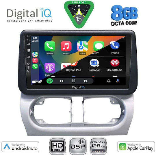 Digital IQ Car Audio System for Opel Corsa / Tigra 2000-2006 (Bluetooth/USB/WiFi/GPS/Apple CarPlay/Android Auto) with 9" Touch Screen