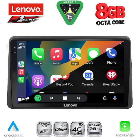 Lenovo Car Audio System for Nissan Juke 2021 Bluetooth USB WiFi GPS Apple CarPlay Android Auto with 10" Touch Screen