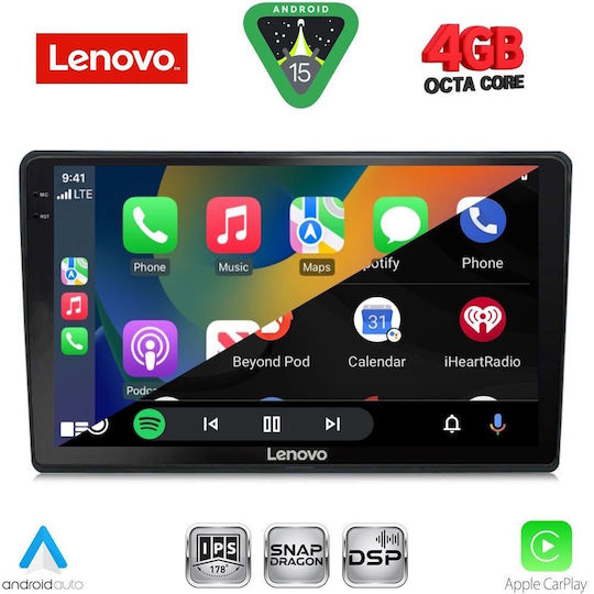 Lenovo Car Audio System for Toyota Auris 2013-2015 Bluetooth USB WiFi GPS Apple CarPlay Android Auto with 10" Touch Screen