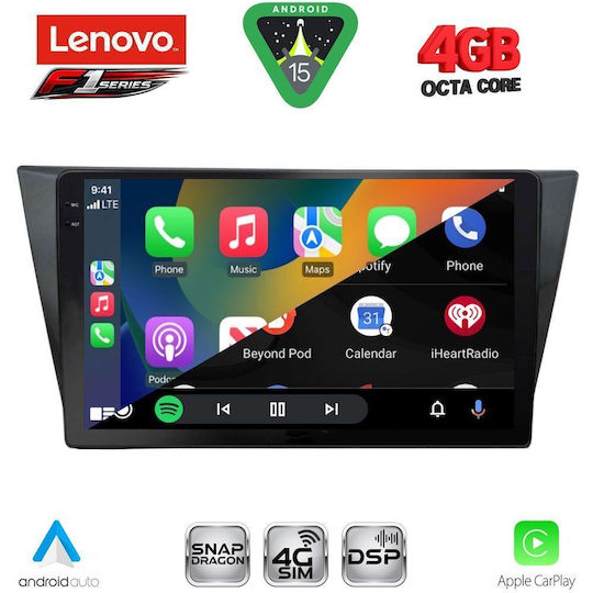 Lenovo Car Audio System for Volkswagen Tiguan 2016 Bluetooth USB WiFi GPS Apple CarPlay Android Auto with 10" Touch Screen