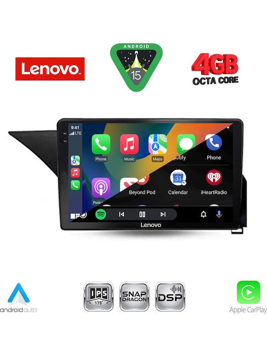 Lenovo Car Audio System for Mercedes-Benz E Class 2009-2016 Bluetooth USB WiFi GPS Apple CarPlay Android Auto with 10" Touch Screen