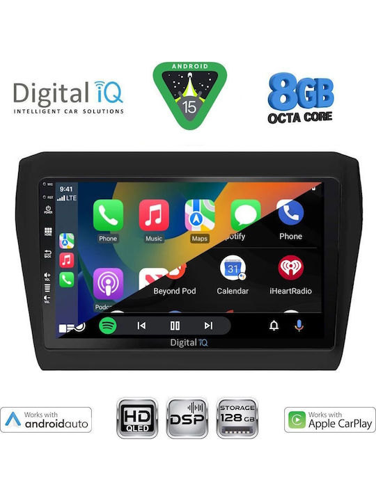 Digital IQ Auto-Audiosystem Für Suzuki Swift 2017-2022 Mit Touchscreen 9 Zoll