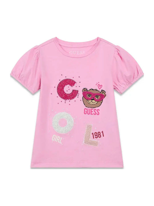 Kinderoberteil Kurzärmelig Rosa