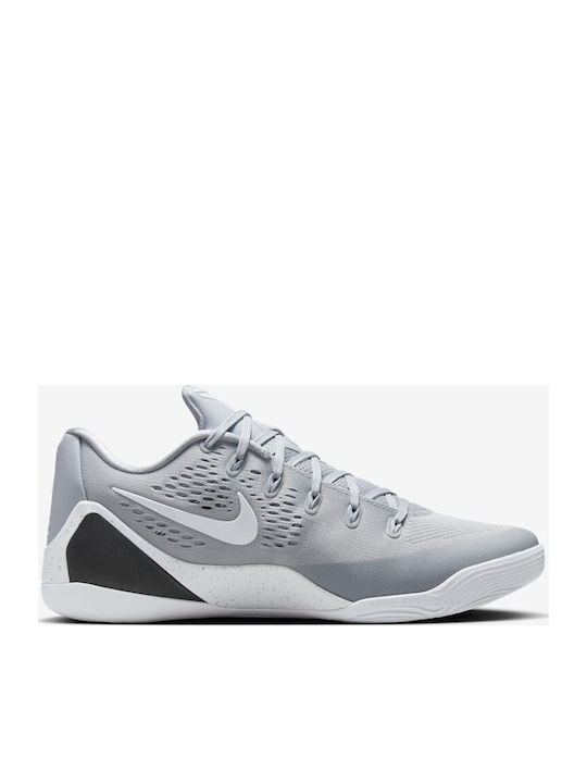 Kobe 9 EM Elite Low EM Protro Low Basketball Shoes Wolf Grey / White