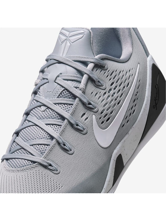 Kobe 9 EM Elite Low EM Protro Low Basketball Shoes Wolf Grey / White