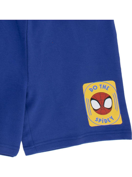Kids Clothing Set with Shorts Summer 2 Pieces Blue Red Spidey