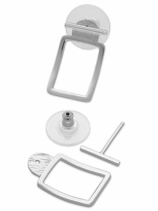 Ohrringe Jackets Minimalistisch Handgefertigt Silber 925