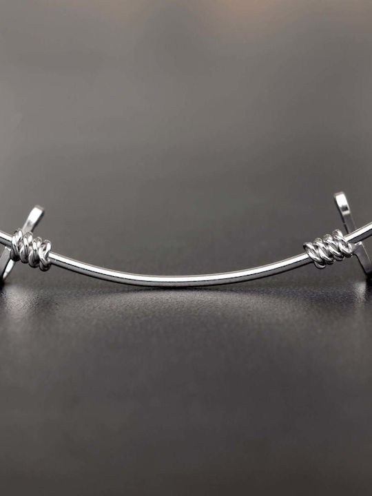 Cercei Ear Cuff Arc Handmade Placat Cu Aur Argint 925
