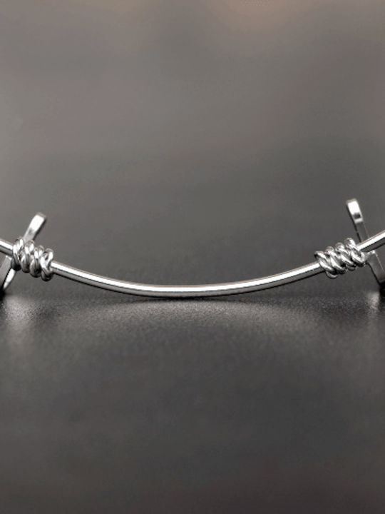 Обеци Мъжки Ear Cuff Ръчно Изработени Сребърен 925
