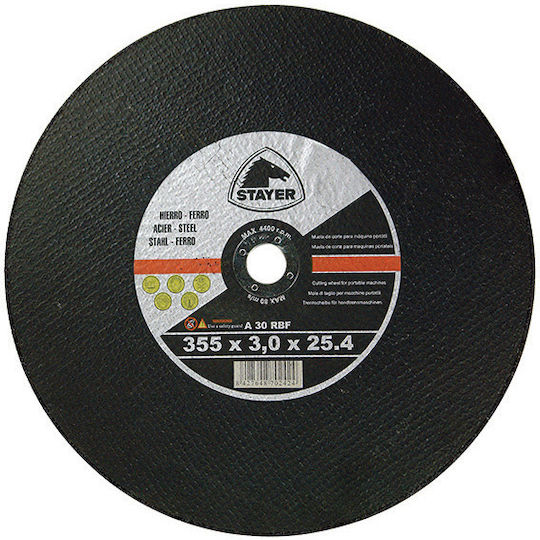 Tv 509 C Disc Abrasiv Metal 355 Mm Diametru 355x3.0x25.4 Mm