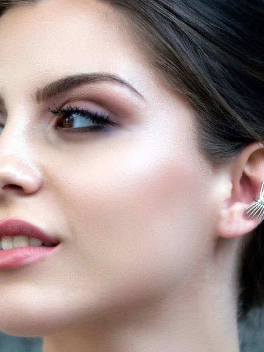 Обици Ear Cuff Лъчи Ръчно Изработени Сребро 925
