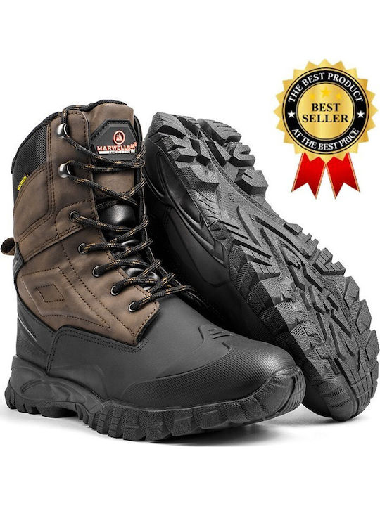 Marwells Männer Wanderschuhe Wasserdichte Braune