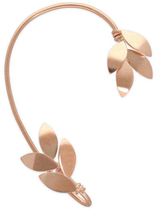 Σκουλαρίκι Ear Cuff Φύλλα Ελιάς Κρυφό Αριστερό Αυτί Χειροποίητο Ασήμι 925