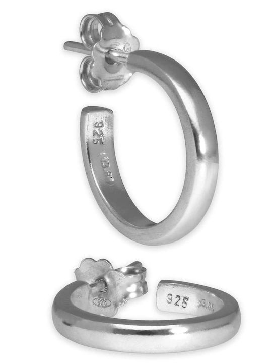 Cercei Rotunzi Negri Handmade Roz Placat Cu Aur Argint 925