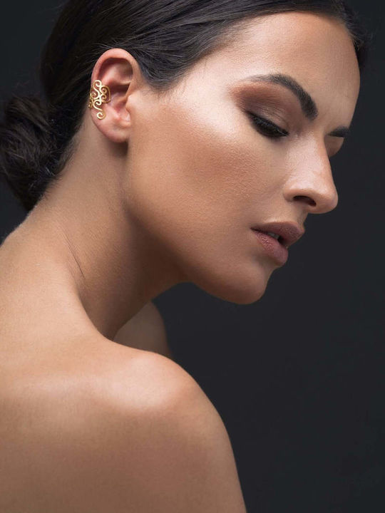 Cercei Ear Cuff Spirale Urechea Stângă Handmade Argint 925