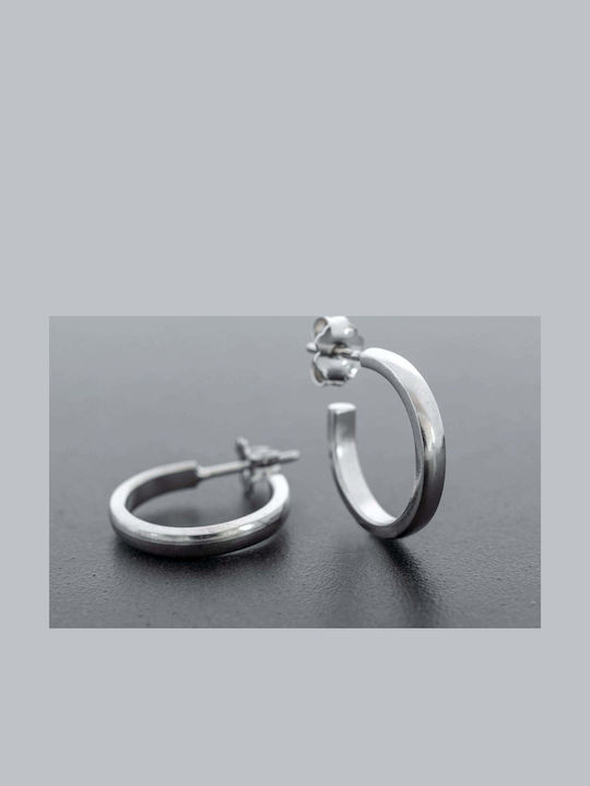 Cercei Rotunzi Negri Handmade Roz Placat Cu Aur Argint 925
