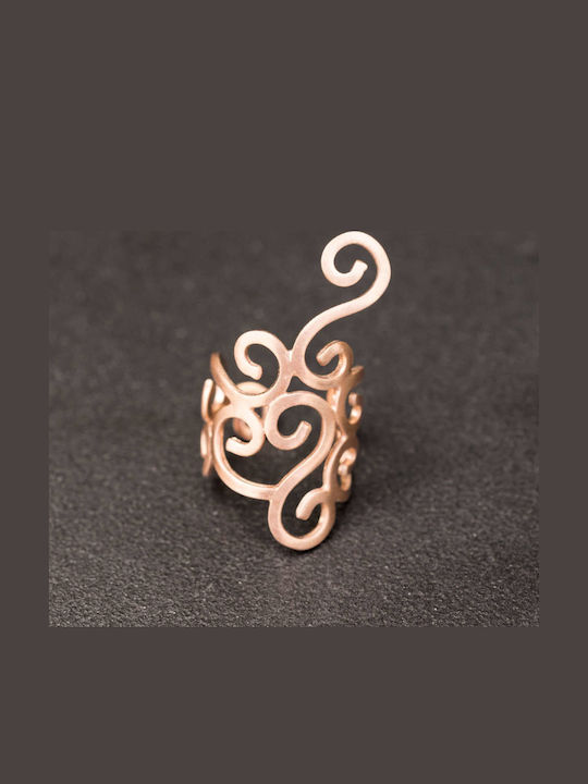 Ohrring Ear Cuff Spiralen Links Ohr Handgefertigt Schwarzes Silber 925