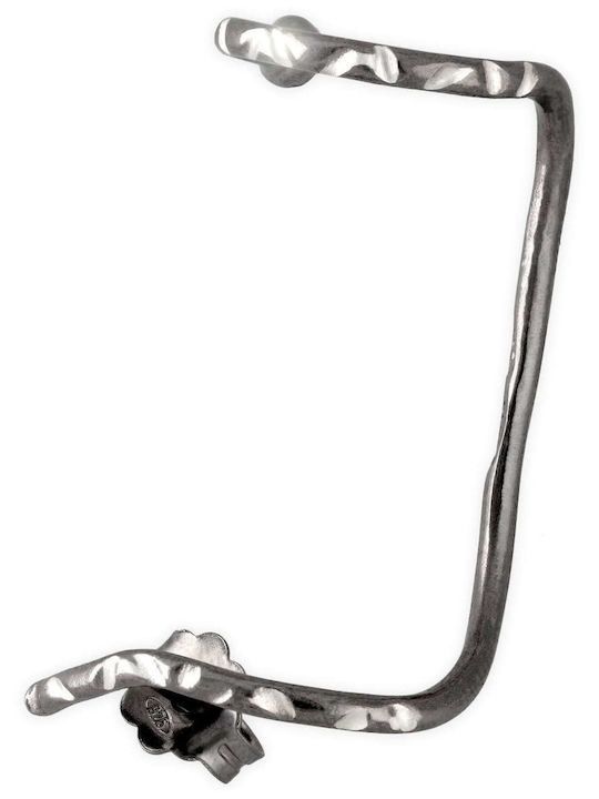 Cercei Ear Cuff Ploacă Drept Ureche Argint 925 Oxidat Handcrafted