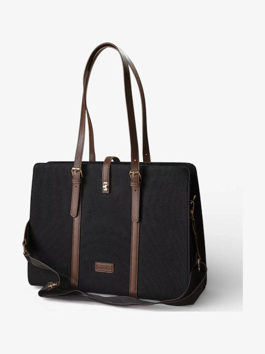 Fabric Women's Briefcase Beige