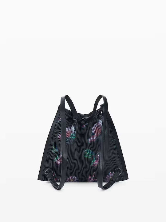 Damentasche Rucksack Schulter Schwarz