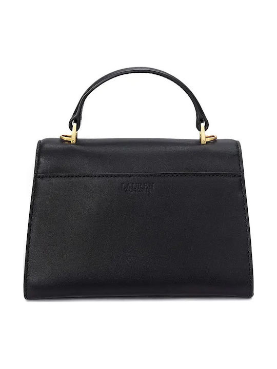 Leather Women's Flap Bag Black