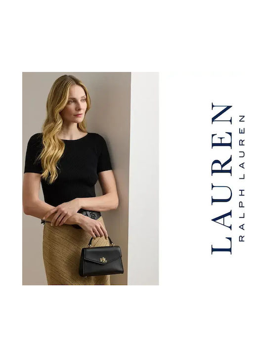 Leather Women's Flap Bag Black
