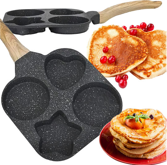 Τηγάνι για Pancakes από Αλουμίνιο με Επίστρωση από Πέτρα 19cm