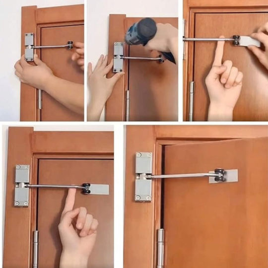 Sistem Automat de Închidere a Ușii Zola Amortizare Reglabilă 20-40 Kg Birou Dormitor Accesorii de Montaj Incluse