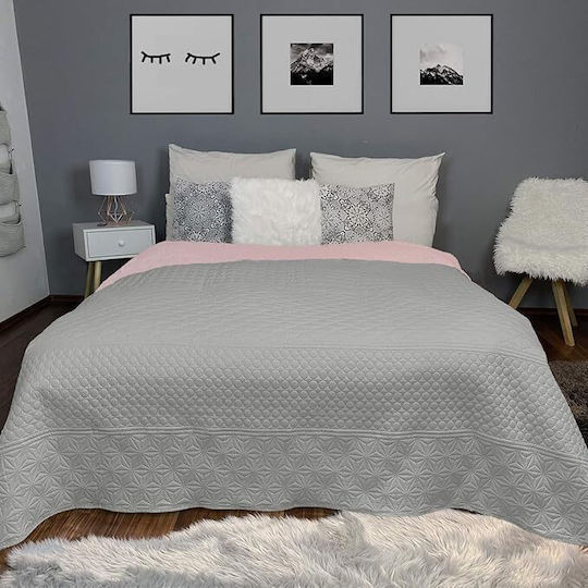Homelevel Κουβερλί Διπλό Pink 200x220cm Homelevel Κουβερλί Διπλό Pink 200x220cm
