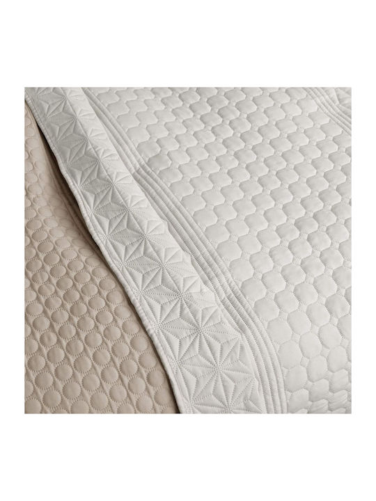 Homelevel Double Coverlet Beige 200x220cm