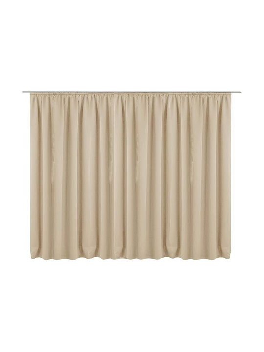 Jemidi24 Перде с Плик с Писалка Крем 300x245см