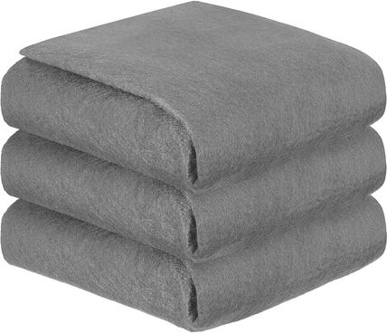 Set 3 Țesături De Curățare Magic Microfibra Zola Geamuri Suprafețe Netede Absorbție Ridicată Fără Detergent 30 X 40 Cm Gri