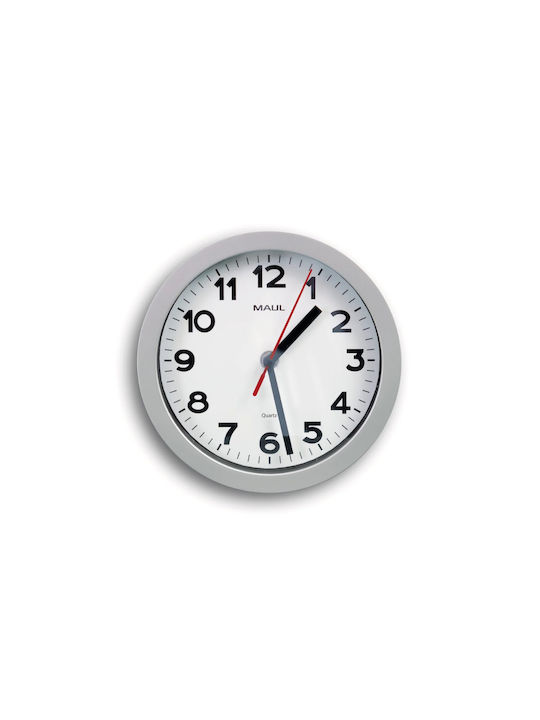 Maul Wall Clock Plastic White Ø20cm