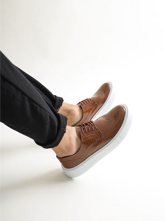 Δερμάτινα Ανδρικά Oxfords Μπλε