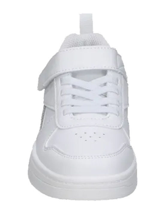 Royal Prime Kids Sneakers with Hoop & Loop Closure White