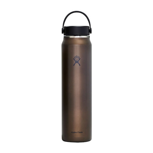 Hydro Flask Flex Cap Insulated Thermos Bottle 1.18lt Obsidian