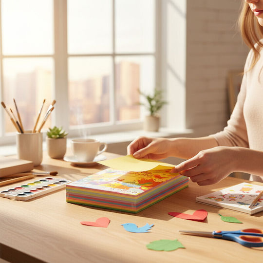 Colored Paper A4 80 G/m² – Top 500 Sheets 10 Intense Colors