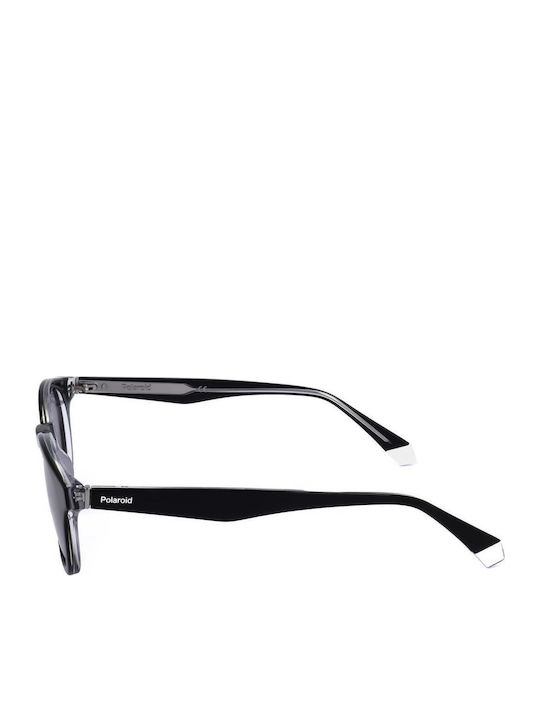 Polaroid Unisex Ochelari de Soare cu Ramă Neagră și Lentilă Gri PLD2103/S/X HK8/49