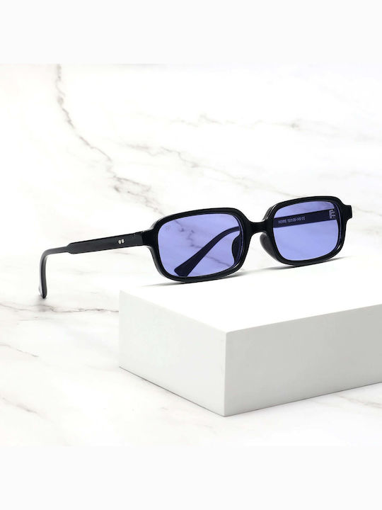 Red Raven Noire Unisex Sunglasses With Purple Frame And Purple Lens