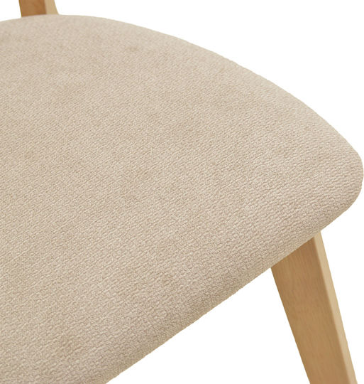 Canon Dining Room Chairs Wooden Natural 2pcs 43x43x79.5cm