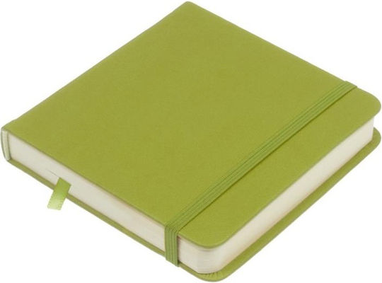 Sketchbook Kangaro Hard Cover Elastic 12x12cm 140gr 160 Pages Lime K-861209