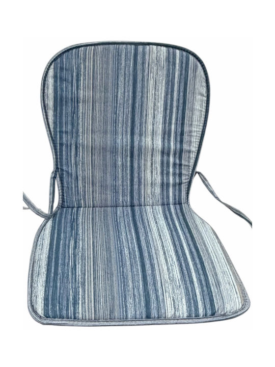 Garden Chair Cushion with Backrest Multicolour 42x77cm