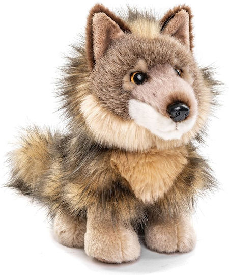 Uni-Toys Kuscheltiere Sitender Wolf 18 cm