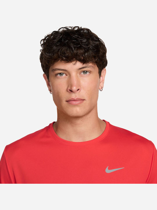 Uv Miler Dri-FIT Αθλητικό T-shirt Κόκκινο